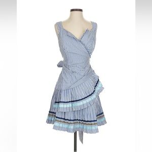 Tanya Taylor Pleated Arabella Dress
